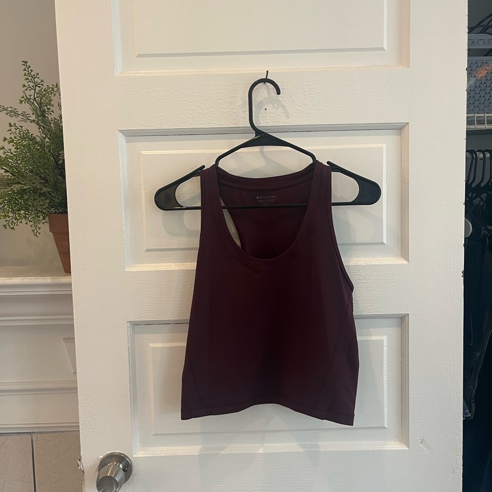 Athleta Burgundy Tank Top